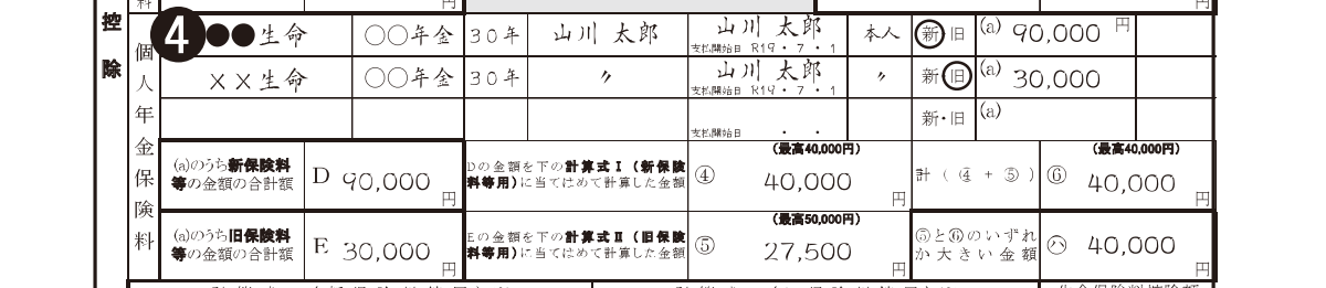 生命保険控除 個人年金保険