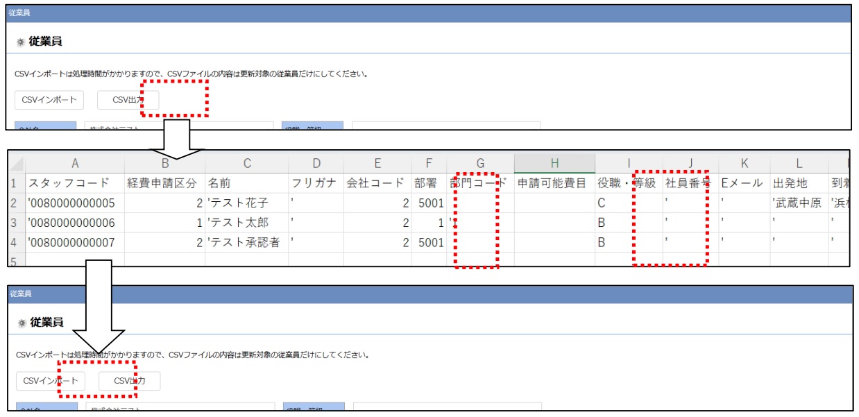 MOT経費精算　従業員編集